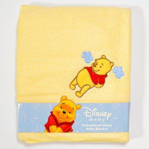 Disney Baby Fleece Blanket Crib Throw Yellow